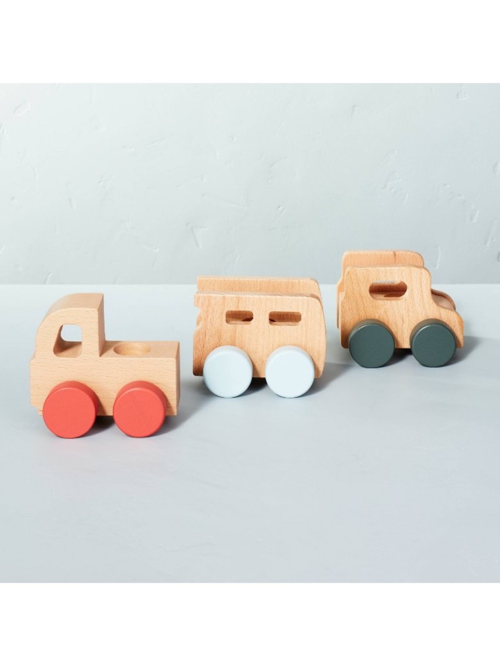 Hearth & Hand with Magnolia Kids' Wooden Car Set - Picture 2 of 6